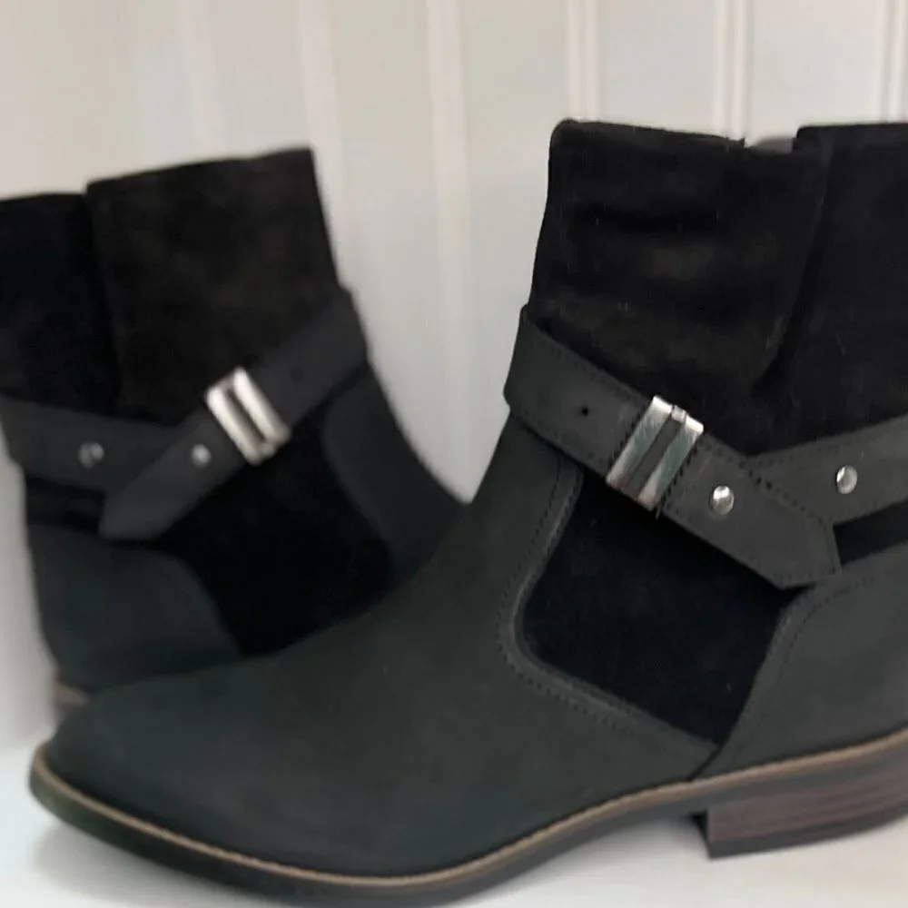 Clarks Womens Camzin Strap Strappy Dressy Ankle Boots Size 9